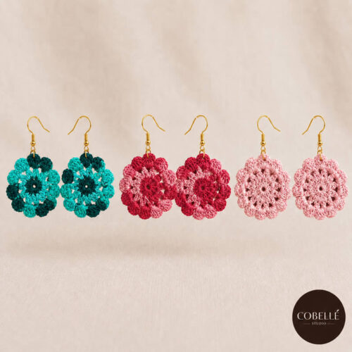 Crochet Bloom Earrings